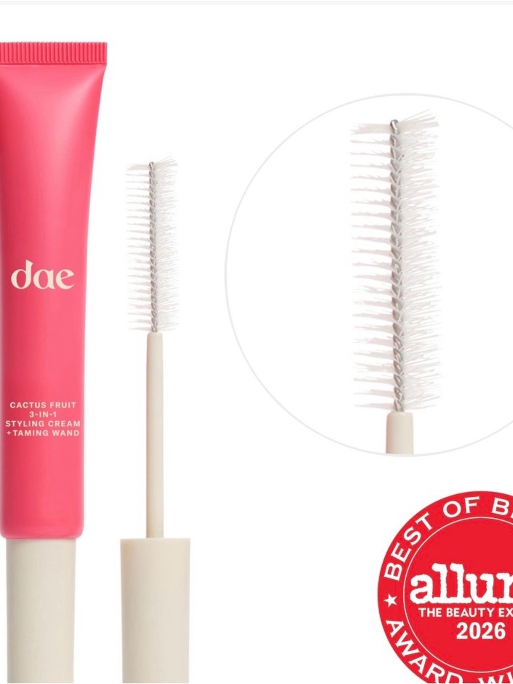 dae Cactus Fruit 3-in-1 Styling Cream + Taming Wand — Pink